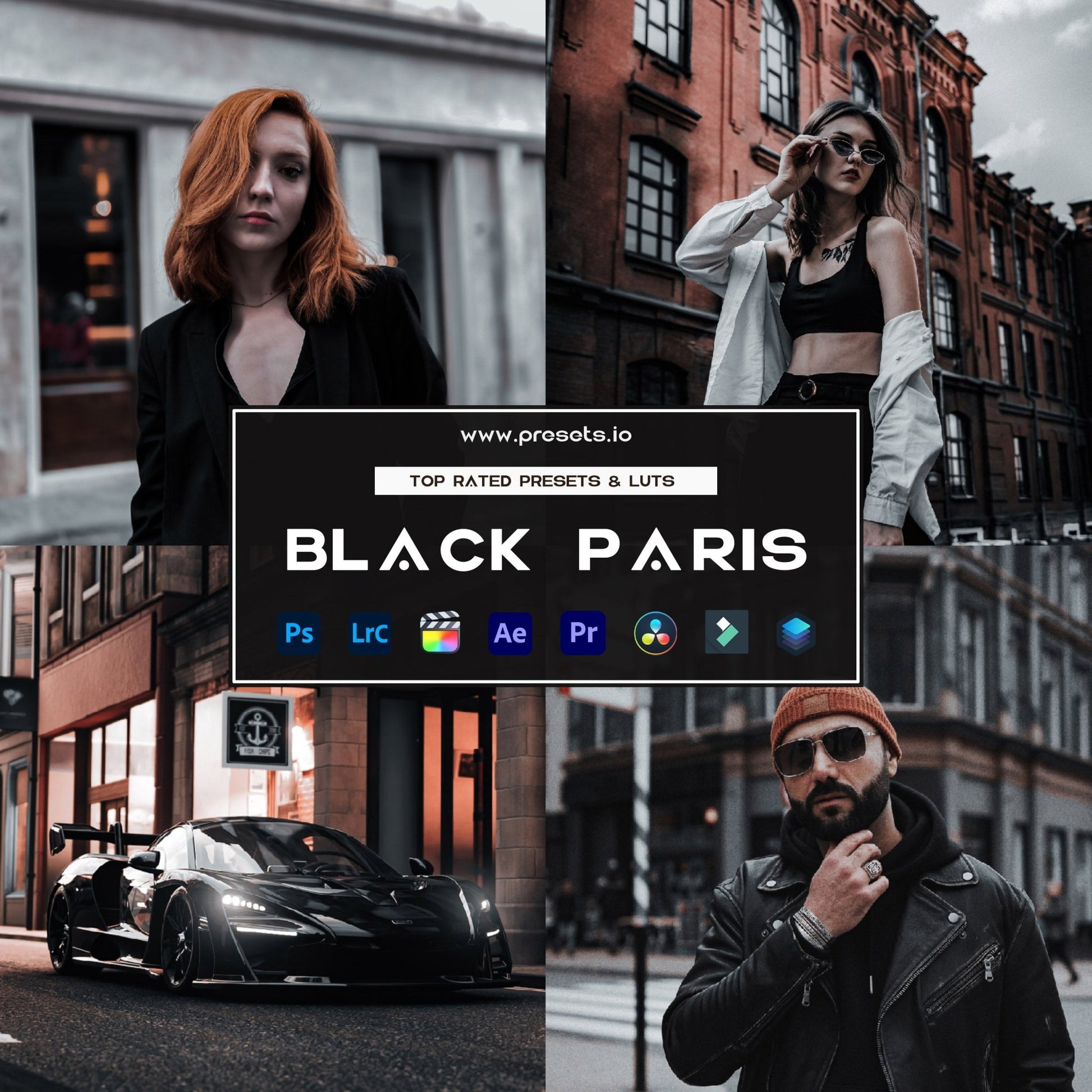 Black Paris Preset Collection - Presets.io