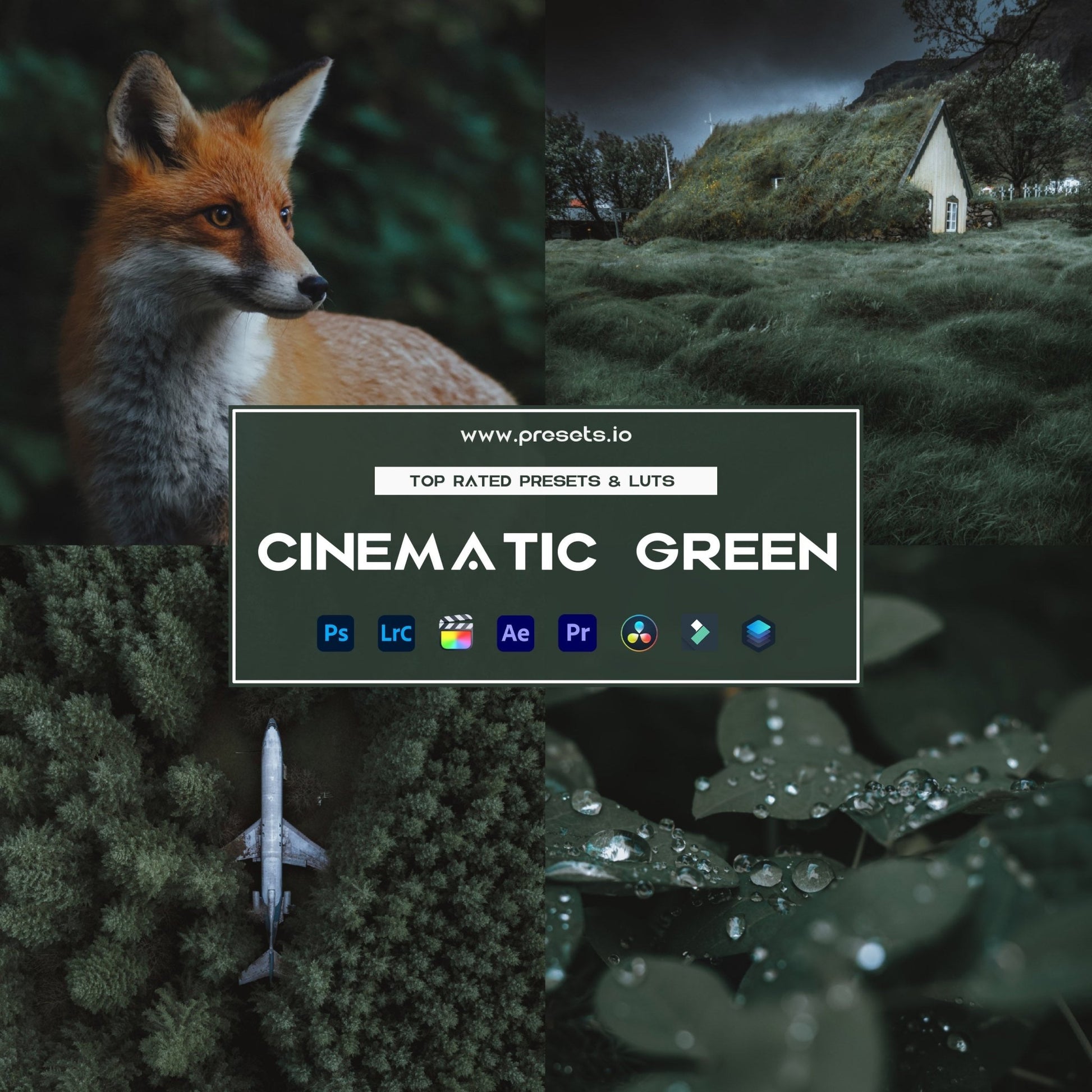 Cinematic Green Preset Collection - Presets.io