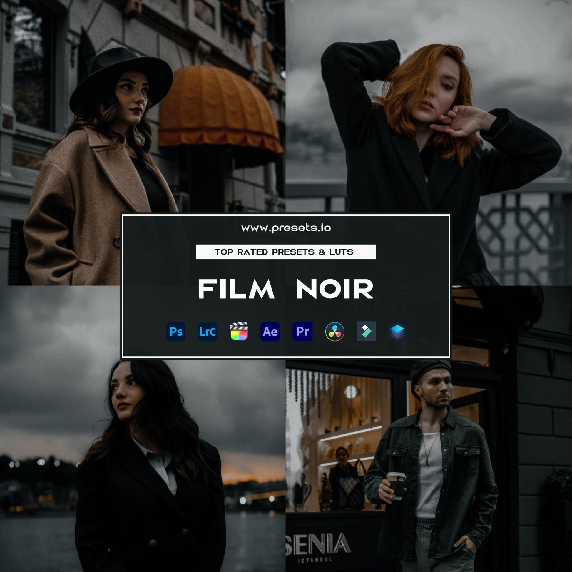 Film Noir Preset Collection - Presets.io