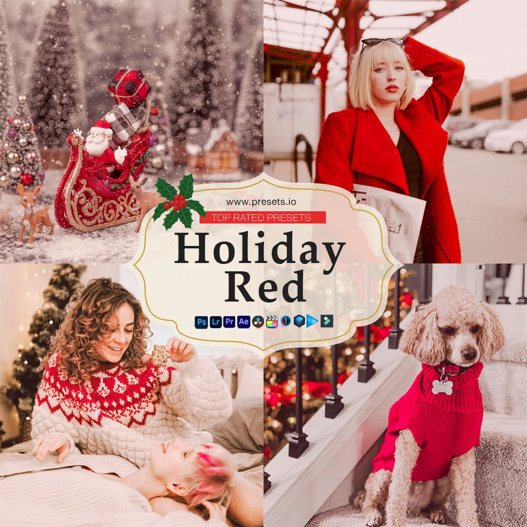 Holiday Red Preset Collection - Presets.io