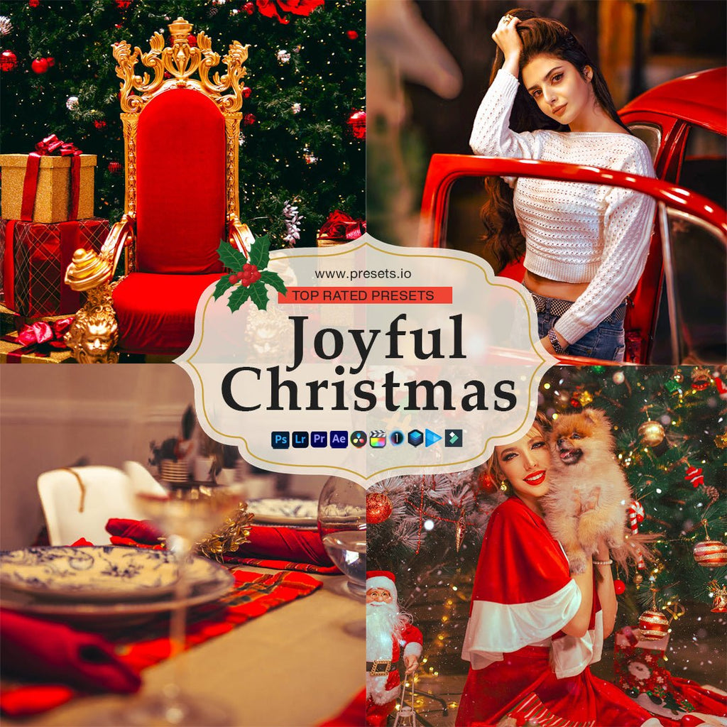 Joyful Christmas Preset Collection - Presets.io