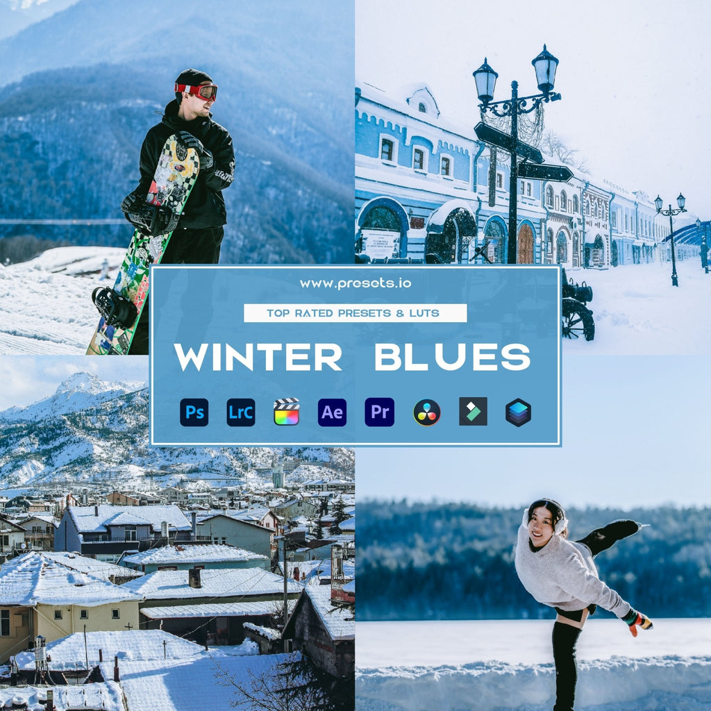 Winter Blues Preset Collection - Presets.io